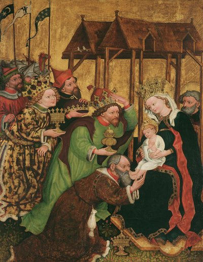 Adorazione dei Magi (interno); Scelta di Giuseppe e Matrimonio di Maria (esterno) da Leonhard von Brixen (Lienhart Scherhauff)