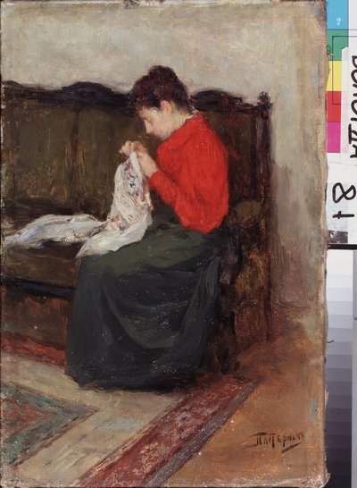 Al lavoro da Leonid Osipovic Pasternak