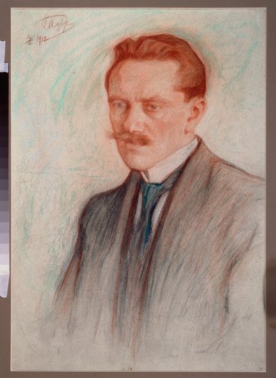Ritratto del poeta Jurgis Baltrusaitis da Leonid Osipovic Pasternak