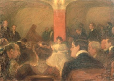 Concerto della clavicembalista Wanda Alexandra Landowska (1879–1959) da Leonid Osipovic Pasternak