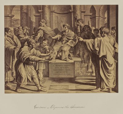 Cartone animato - Lo stregone Elyamus da Leonida Caldesi