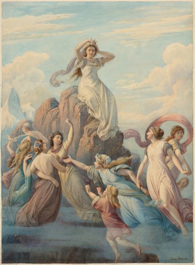 Canzone della montagna dopo Friedrich Schiller (1881) da Leopold Bode