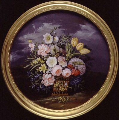 Fiori in un paesaggio aperto da Leopold Brunner
