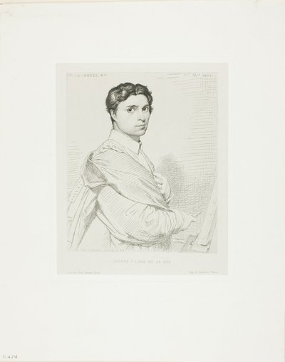 Ingres a ventiquattro anni da Leopold Flameng