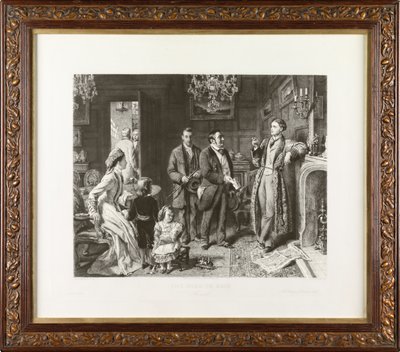 La Strada della Rovina: Lotta (incisione) da Leopold Flameng