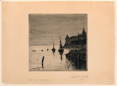 Veduta di Amsterdam da Leopold Flameng