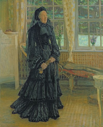 Marie Zacharias (1828-1907) Giorno di pioggia, 1904 da Leopold Karl Walter von Kalckreuth