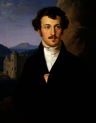 Ritratto di Franz Von Schober da Leopold Kupelwieser