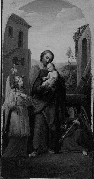 San Giuseppe e Cristo Bambino da Leopold Kupelwieser