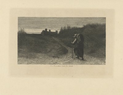 Passeggiatore in un paesaggio di dune da Leopold Lowenstam
