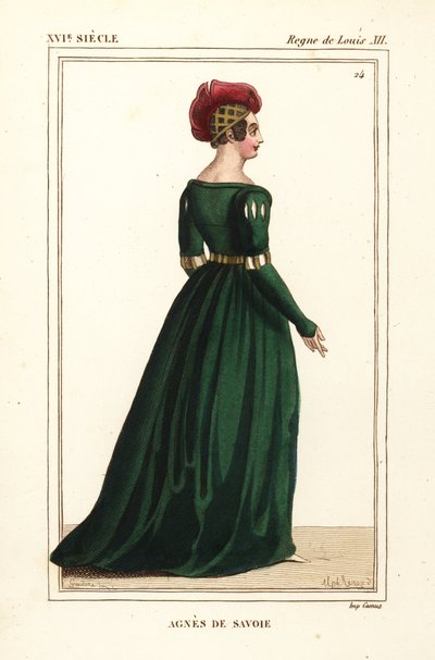 Agnese di Savoia, contessa di Longueville da Leopold Massard