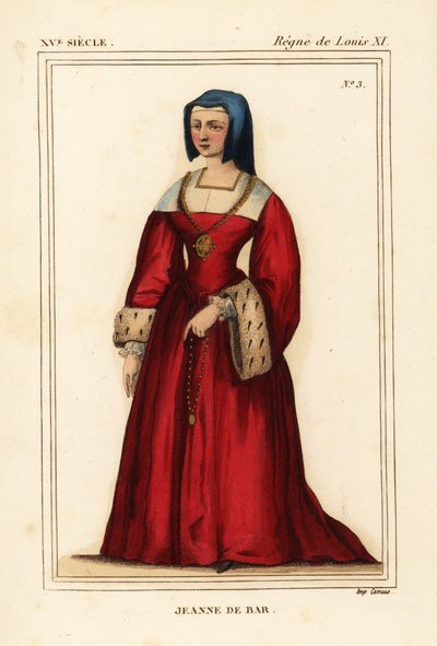 Jeanne de Bar, unica figlia di Robert de Bar, moglie di Louis de Luxembourg da Leopold Massard