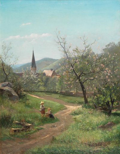 Fioritura di albicocche da Leopold Munsch