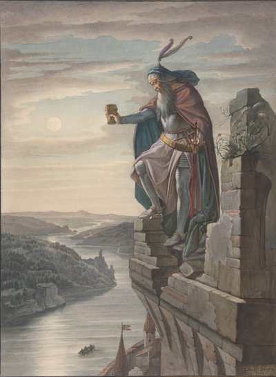 Illustrazione per Goethe, 1842 da Leopold Schulz