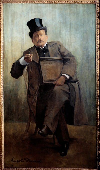Ritratto di Georges Courteline da Leopold Stevens
