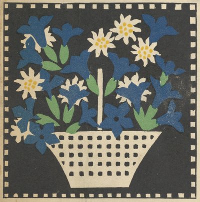 Cesto di fiori, 1907 da Leopoldine Kolbe