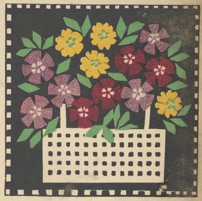 Cesto di fiori, 1907 da Leopoldine Kolbe