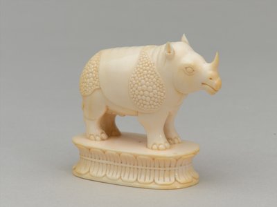 Alfiere bianco, pezzo degli scacchi, India, circa 1820 da Leopoldo Metlicovich