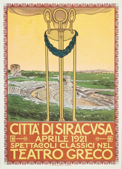 Poster pubblicitario per la stagione teatrale nell