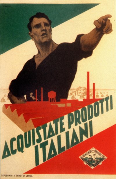 Fascismo: manifesto di propaganda per l