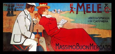 Moda per la spiaggia e la campagna da Leopoldo Metlicovitz