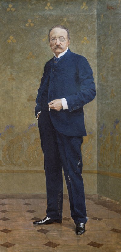 Ritratto di Arrigo Boito da Leopoldo Metlicovitz