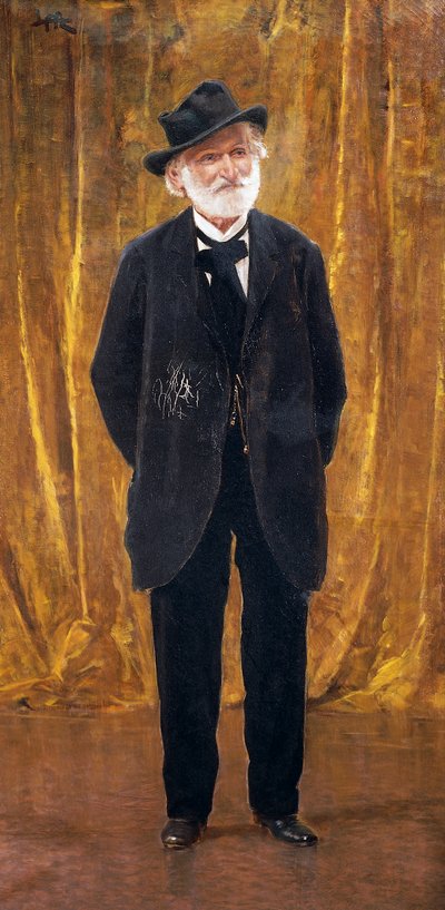 Ritratto di Giuseppe Verdi da Leopoldo Metlicovitz