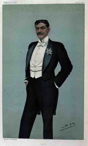 "A.B.", una caricatura di Arthur Bourchier (1863-1927) da Vanity Fair, 5 marzo 1896 (litografia a colori) da Leslie Matthew Ward