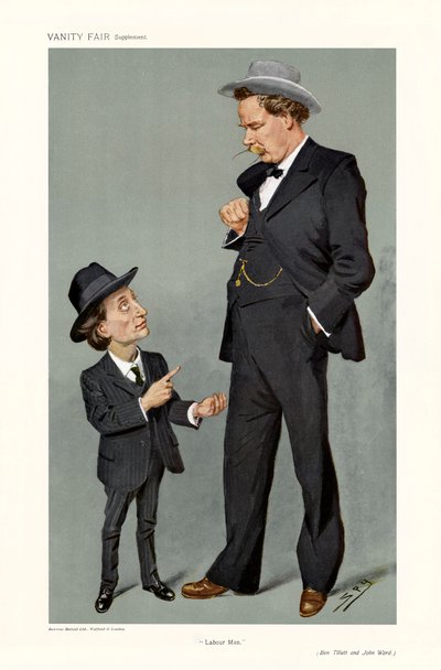 Ben Tillett e John Ward - ritratto in piedi da Leslie Matthew (1851 1922) Ward
