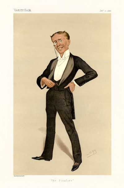 George Grossmith - ritratto in piedi da Leslie Matthew (1851 1922) Ward