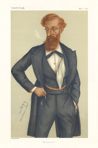 James Ludovic Lindsay (Lord Lindsay) MP - ritratto in piedi da Leslie Matthew (1851 1922) Ward