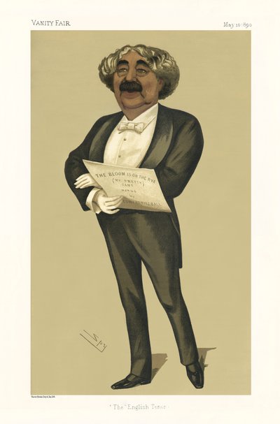 John Sims Reeves - ritratto in piedi da Leslie Matthew (1851 1922) Ward