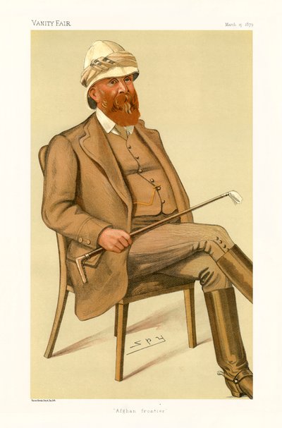 Maggior Generale Sir Peter Stark Lumsden - seduta di ritratto da Leslie Matthew (1851 1922) Ward