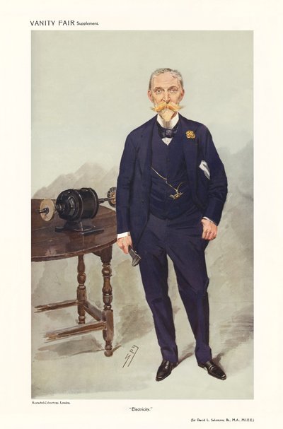 Sir David Lionel Goldsmid-Stern-Salomons - ritratto in piedi da Leslie Matthew (1851 1922) Ward