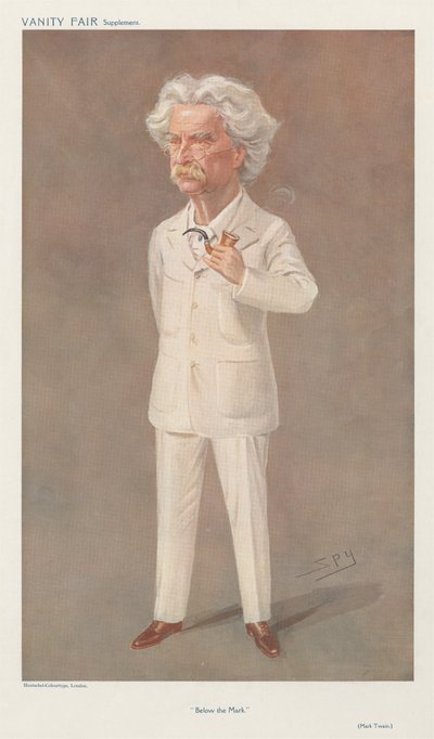 Sotto il segno, Mark Twain da Leslie Matthew Spy Ward