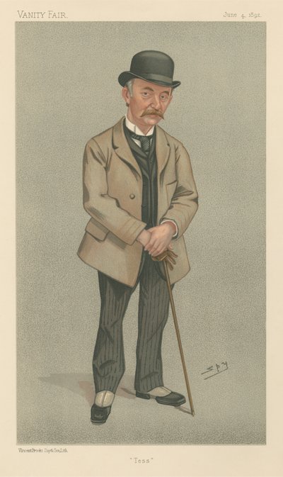 Tess, Thomas Hardy (serie Vanity Fair) da Leslie Matthew Spy Ward