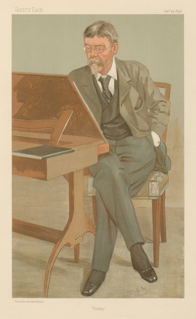 Trilby, George Louis Palmella Du Maurier (serie Vanity Fair) da Leslie Matthew Spy Ward