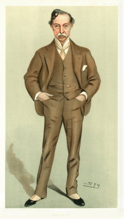 Artista e RA, William Quiller Orchardson, artista scozzese, 1898 da Leslie Matthew Ward