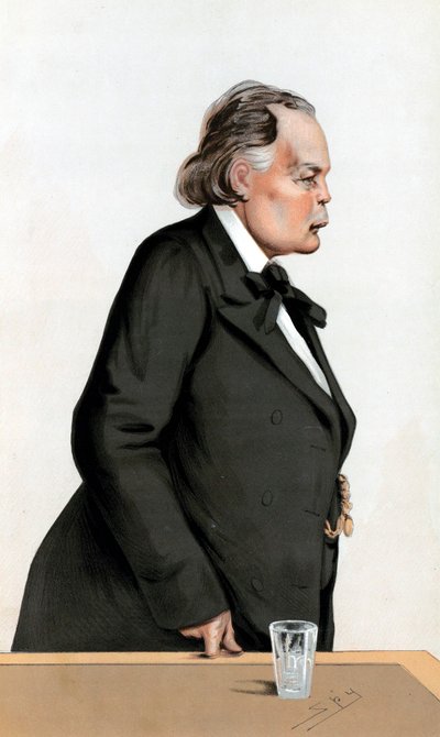 Charles Bradlaugh 1833-1891 libero pensatore e riformatore sociale britannico da Leslie Matthew Ward