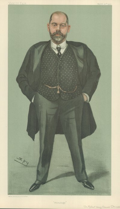 Dr Robert Henry Scanes Spicer, Rinologia, 20 marzo 1902, caricatura di Vanity Fair da Leslie Matthew Ward