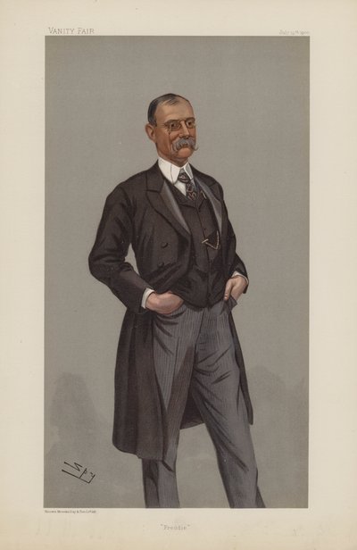 Frederick Treves, Freddie, 19 luglio 1900, cartone di Vanity Fair (cromolitografia) da Leslie Matthew Ward