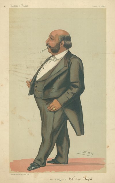 HH Il Maharajah Duleep Singh GCSI, Il Maharajah, 18 novembre 1882, caricatura di Vanity Fair da Leslie Matthew Ward