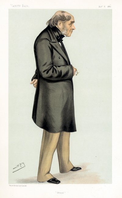 Henry Bessemer, ingegnere britannico, inventore e industriale, 1880 da Leslie Matthew Ward