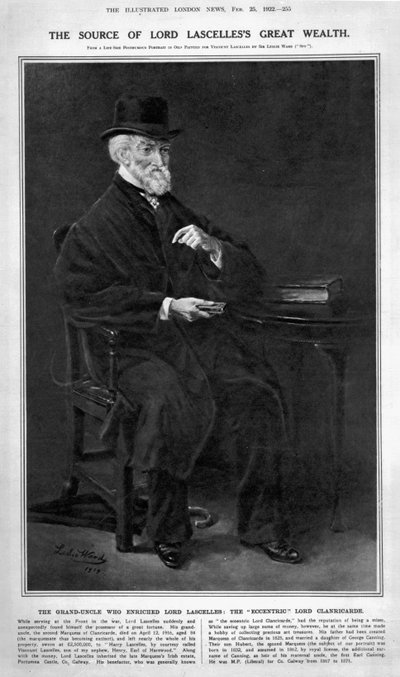 Hubert George de Burgh-Canning, 2º Marchese di Clanricarde, 1919 da Leslie Matthew Ward