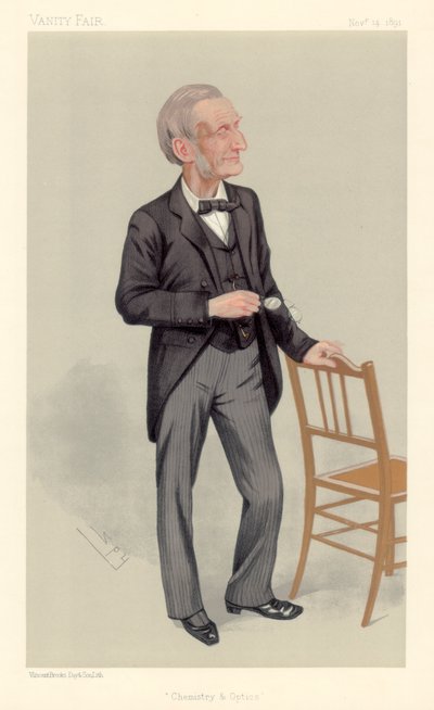 John Hall Gladstone, chimico inglese da Leslie Matthew Ward