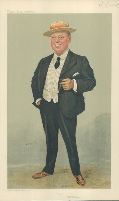 Leo Trevor, Leo, 2 novembre 1905, caricatura di Vanity Fair da Leslie Matthew Ward