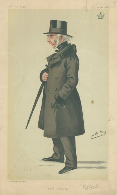 Lord Robartes, East Cornwall, 4 febbraio 1882, caricatura di Vanity Fair da Leslie Matthew Ward