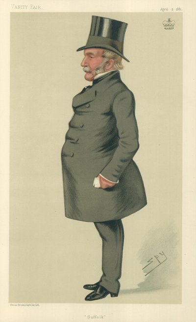Lord Waveney, Suffolk, 2 aprile 1881, caricatura di Vanity Fair da Leslie Matthew Ward