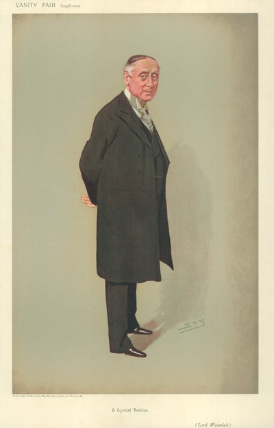 Lord Weardale, Un radicale cinico, 25 luglio 1906, caricatura di Vanity Fair da Leslie Matthew Ward