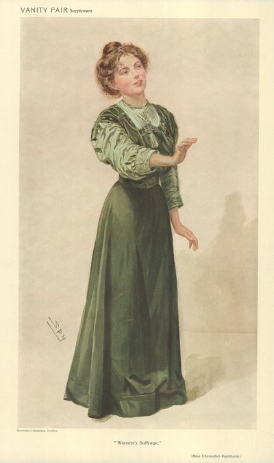 Miss Christabel Pankhurst da Leslie Matthew Ward